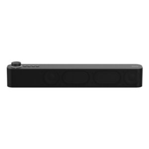 Mini Soundbar Atlantis P003-C0820-B BT v5.3 20W Jack 3,5mm TWS include batteria 2400mAh Radio USB MicroSD Nero