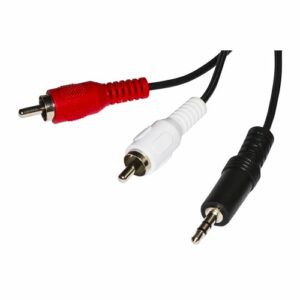 Cavo audio da mini jack 3.5mm a 2 rca Link, M/M, lunghezza 1,8 mt, colore nero, codice produttore LKC3518