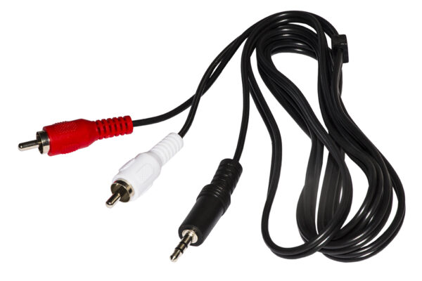 Cavo audio da mini jack 3.5mm a 2 rca Link, M/M, lunghezza 1,8 mt, colore nero, codice produttore LKC3518