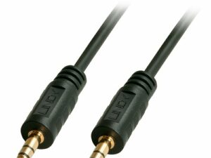 Cavo Lindy audio da mini jack 3.5 mm a mini jack, M/M, lunghezza 0,25 mt, colore nero