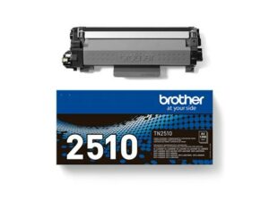 Toner Brother TN-2510 Nero - capacità 1.200 pp, adatto per HL-L2400DWE HL-L2445DW DCP-L2620DW DCP-L2660DW MFC-L2800DW MFC-L2827DW MFC-L2860DWE