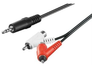 Cavo Link sdoppiatore stereo con connettore RCA con bypass, lunghezza 1.5 mt, codice produttore W50213