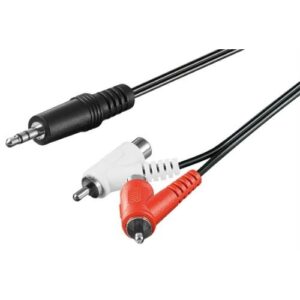 Cavo Link sdoppiatore stereo con connettore RCA con bypass, lunghezza 1.5 mt, codice produttore W50213