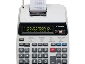 Calcolatrice Canon scrivente professionale MP120-MGES II - 12 Cifre LCD, stampa a 2 colori, alimentazione a presa di corrente