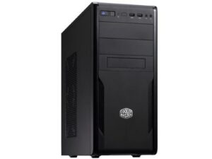 Case Cooler Master tipo M.Tower model "FORCE 251". Porte frontali: 2xUSB2, uscita audio, slot disponibili interni 2x5.25" (anche esterni) e 8x3.5" (di cui uno esterno), Fan 12cm - Necessario aggiungere alimentatore ATX, colore nero - FOR-251-KKN3