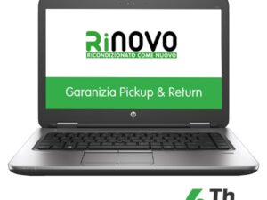 Notebook rigenerato Rinovo, Hp Probook 640 G2 RN62522007 - Display 14", processore Intel i5-6x00, ram 8 Gb, SSD NEW 240 Gb, Microsoft Windows 10P