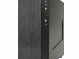 Case Micro Atx Itek "Smallcome-B" Mini-tower. Dotato di due porte frontali USB2 e due porta USB3, ingresso cuffia e microfono. Necessario aggiungere alimentatore ATX - Brushed - Codice prodotto ITOCSCB122