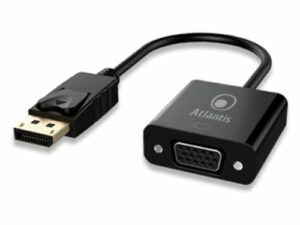 Cavo adattatore Atlantis da DisplayPort a Vga, M/F, 0,20MT, colore nero, codice produttore A04-DP_VGA