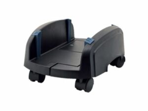 Carrello porta computer Atlantis P002-CS-5AK. Regolabile in larghezza da 15,5 cm a 25,5cm