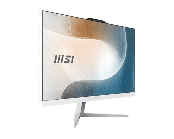 Computer All-in-One MSI Modern AM242 12M-637IT - display 23,8", processore Intel i5-1235U, ram 8 Gb, SSD 512 Gb, Tastiera/Mouse, Microsoft Windows 11P, colore Bianco