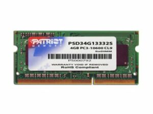 DDR3 x NB SO-DIMM PATRIOT 4GB 1333MHz - PSD34G13332S