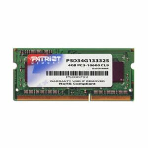 DDR3 x NB SO-DIMM PATRIOT 4GB 1333MHz - PSD34G13332S