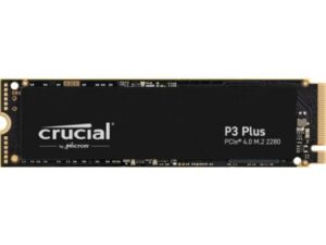 SSD CRUCIAL M.2(2280) 500GB NVME P3 PLUS PCIE4.0 READ:4700MB/S WRITE:1900MB/S - CT500P3PSSD8