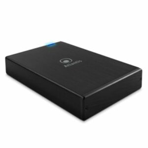 Box esterno Usb 3.0 per storage 3.5" - Atlantis - per hard disk SATA da 3.5" fino a 4 Tb - Codice produttore A06-HDE-354B - colore nero inclusa base di supporto