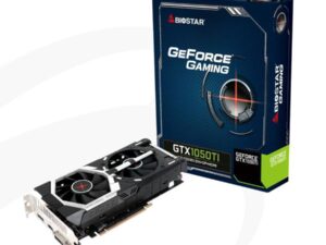 Scheda video Biostar nVidia GTX1050-4 Gb per pc in formato, memoria 4Gb GDDR5 128Bit DUAL FAN DVI+HDMI+DP PCI-E 3.0