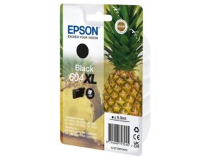 Cartuccia originale Epson 604XL Nero Ananas C13T10H14010 - Adatta per i modelli: XP-2200 XP-3200 XP-4200 WF-2910DWF WF-2930DWF WF-2950DWF