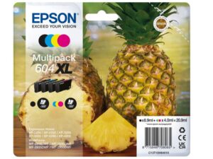 Multipack 4 colori Epson 604XL Ananas C13T10H64010 - Adatto per i modelli: XP-2200 XP-3200 XP-4200 WF-2910DWF WF-2930DWF WF-2950DWF